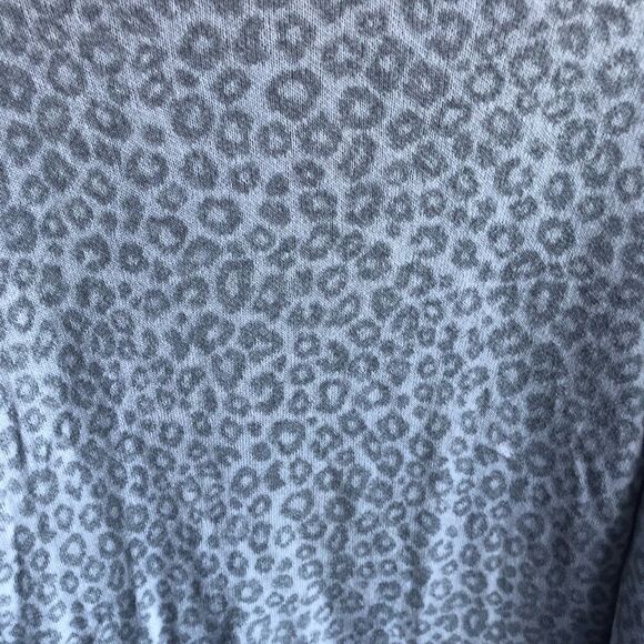A New Day Women's Grey Leopard Sweater - Picture 3 of 4